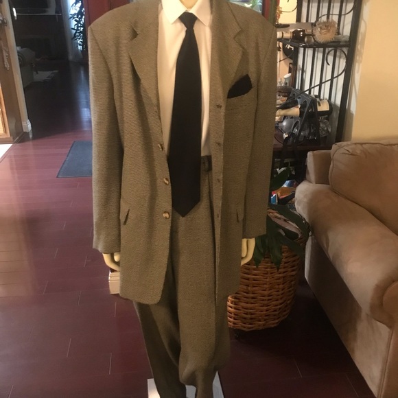 El Can’to /Italian Designer Suit/ lightbrown - Picture 1 of 10